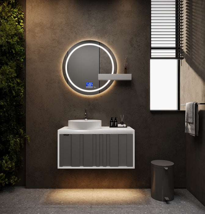 Round mirror with Heater 750mm