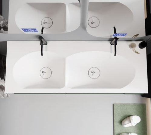 3094  Vita Vanity(cabin +basin +mirror)